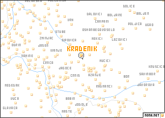 map of Kradenik