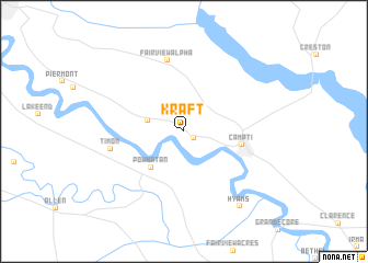 map of Kraft