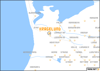 map of Kragelund