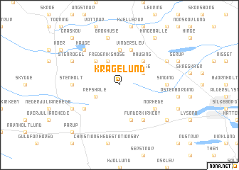 map of Kragelund