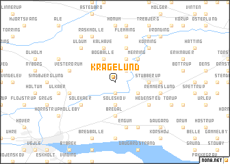 map of Kragelund