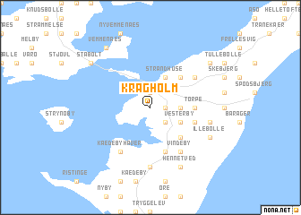 map of Kragholm