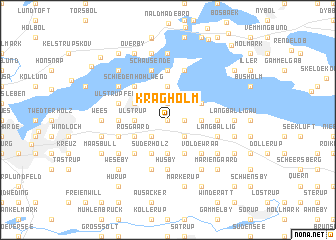 map of Kragholm