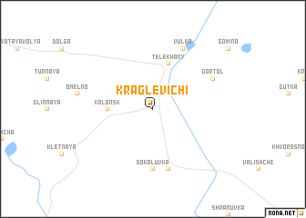 map of Kraglevichi