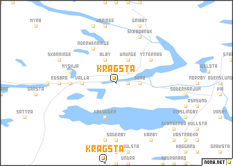 map of Kragsta