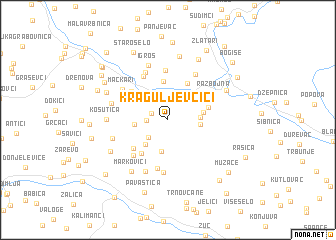map of Kraguljevčići