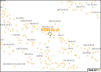 map of Kragulji