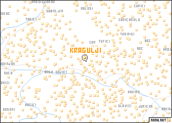 map of Kragulji