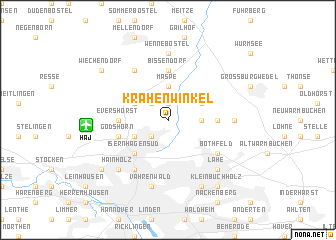 map of Krähenwinkel