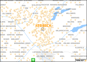 map of Kraibach