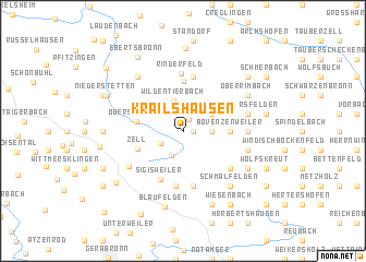 map of Krailshausen