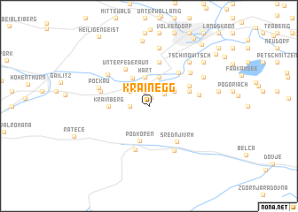 map of Krainegg