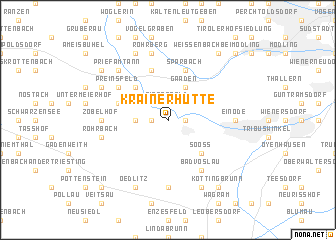 map of Krainerhütte