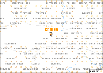 map of Kraiß