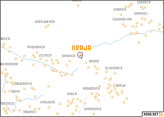 map of Kraja