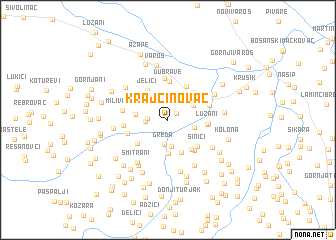 map of Krajčinovac