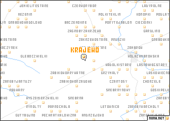 map of Krajewo