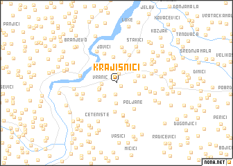 map of Krajišnići