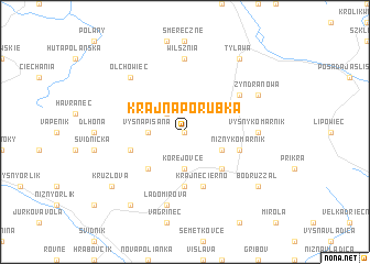 map of Krajná Porúbka