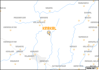 map of Krakal