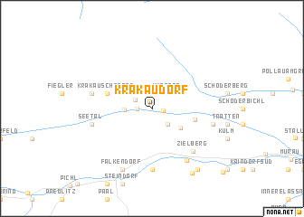 map of Krakaudorf