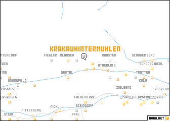 map of Krakauhintermühlen