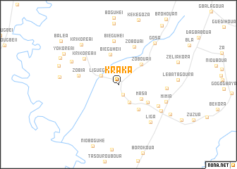 map of Kraka