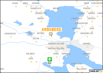 map of Kråkberg