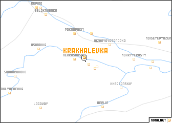 map of Krakhalevka