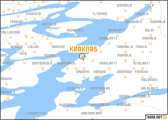map of Kråknäs