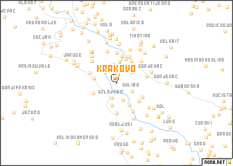 map of Krakovo