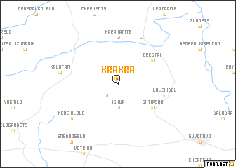 map of Krakra