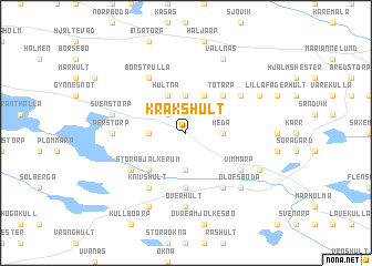 map of Kråkshult