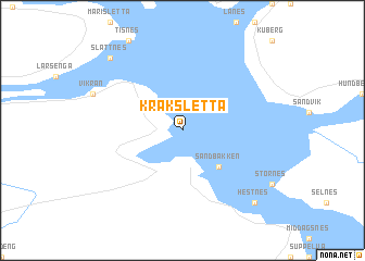 map of Kraksletta