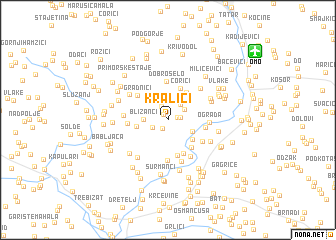 map of Kralići