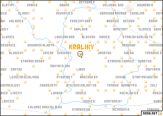 map of Králíky