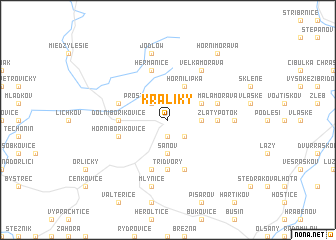 map of Králíky