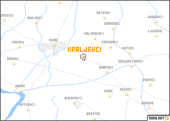 map of Kraljevci
