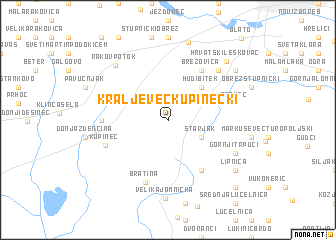 map of Kraljevec Kupinečki
