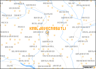 map of Kraljevec na Sutli