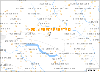 map of Kraljevec Sesvetski