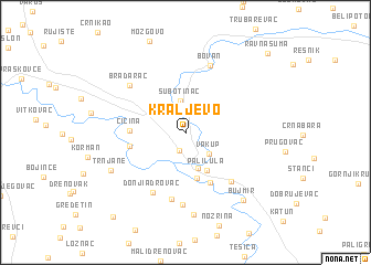 map of Kraljevo