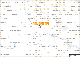 map of Království