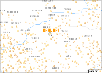 map of Kralupi