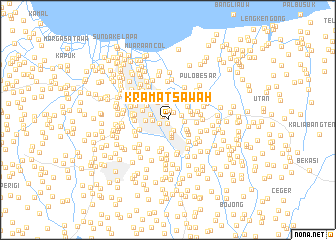 map of Kramatsawah