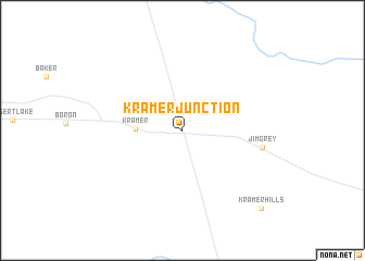 map of Kramer Junction