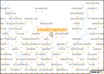 map of Kramersbrunn