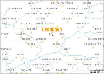 map of Kramkowo