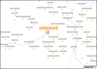 map of Kramokro