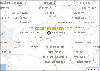 map of Kramoryanskiy